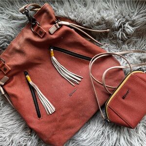 Tempest Convertible Tote + Crossbody purse Set